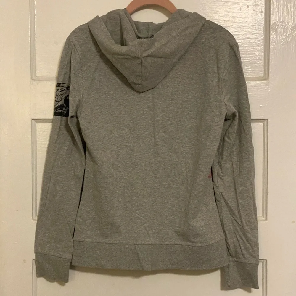 Seven7 Y2K Grey Jogger Set Size M/L bootcut pants & matching hoodie